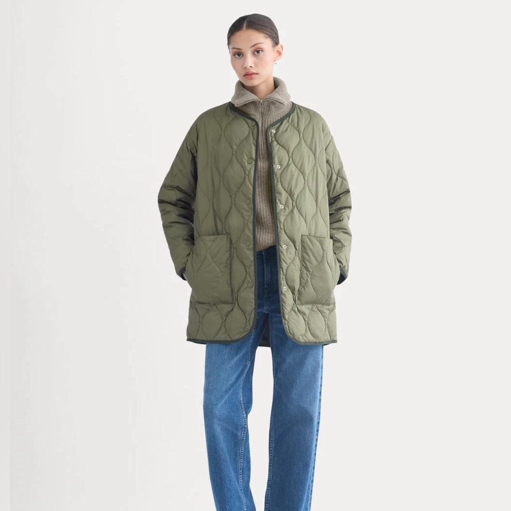 all:row : quilted lightweight liner jacket